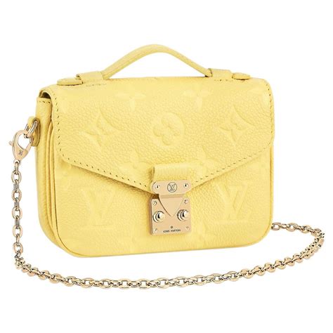 yellow louis vuitton diamler bag